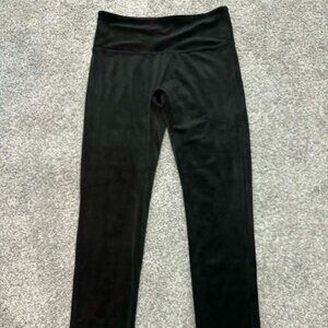 Women's Like New Black Velvet Pants
